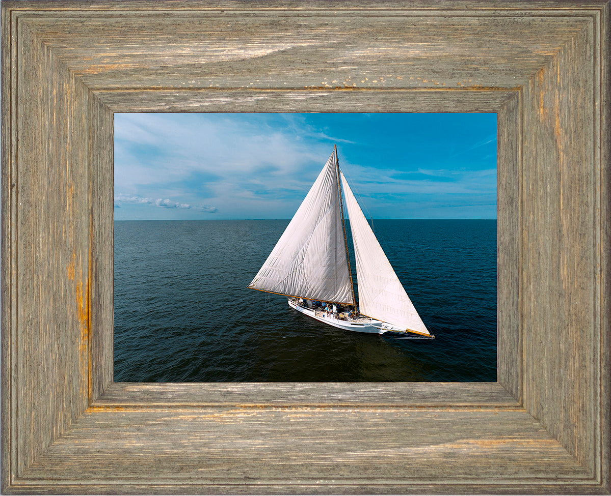 2022 Deal Island Skipjack Races - The Rebecca T Ruarks Good Side -- Digital Print