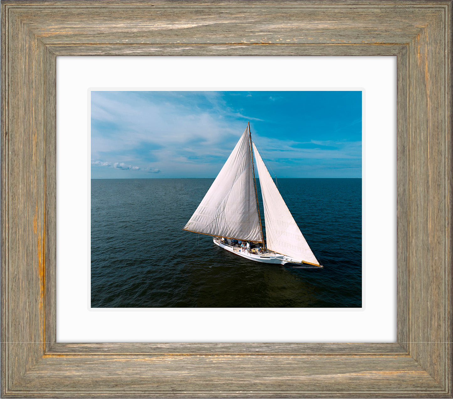 2022 Deal Island Skipjack Races - The Rebecca T Ruarks Good Side -- Digital Print