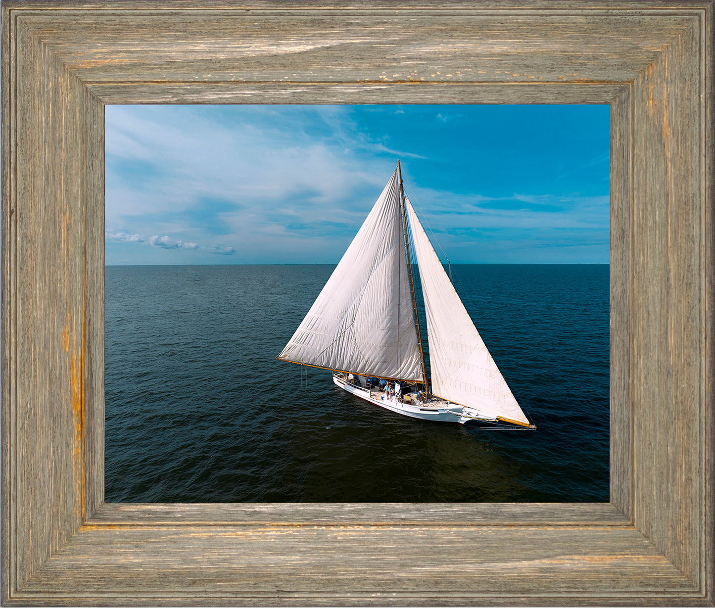 2022 Deal Island Skipjack Races - The Rebecca T Ruarks Good Side -- Digital Print