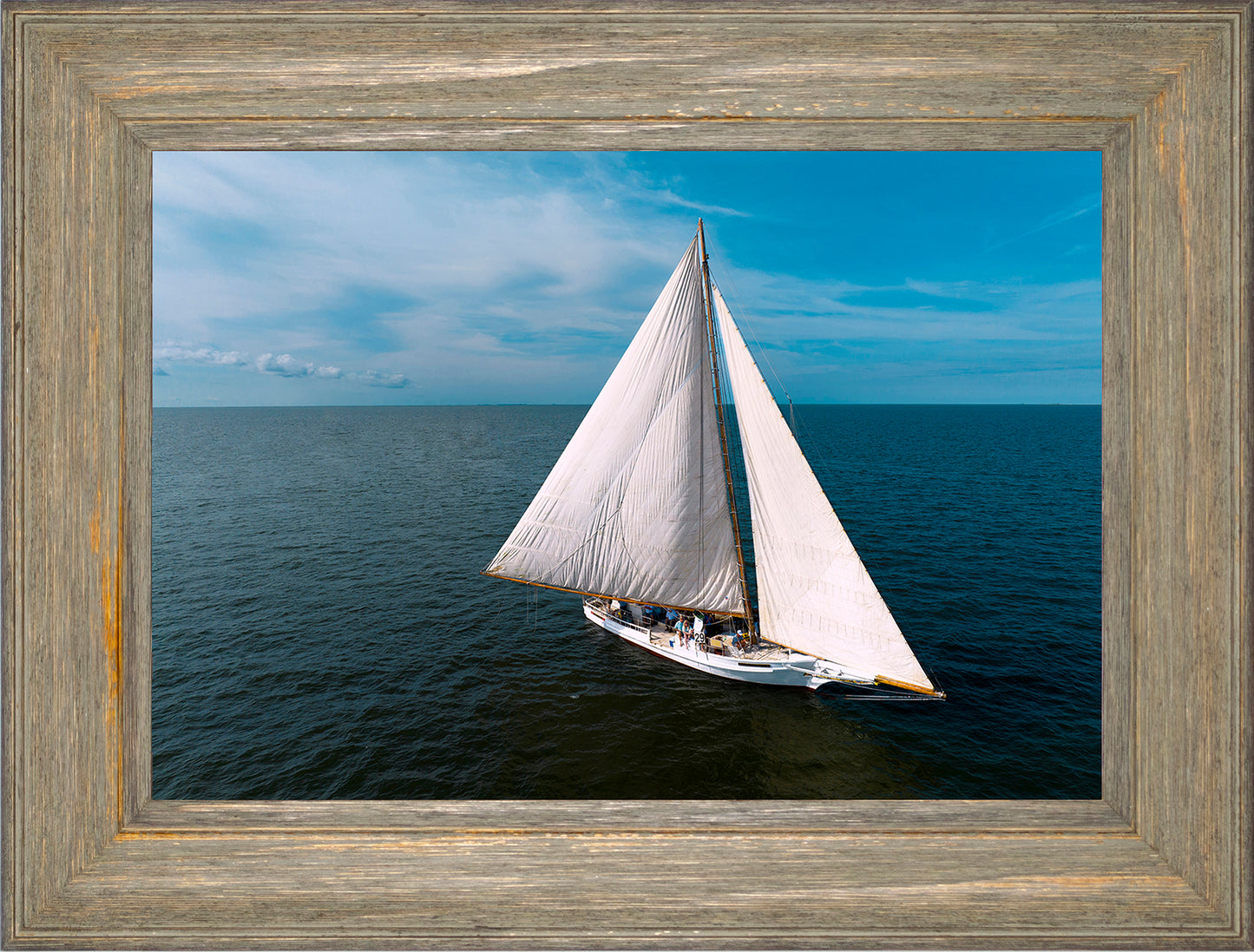 2022 Deal Island Skipjack Races - The Rebecca T Ruarks Good Side -- Digital Print