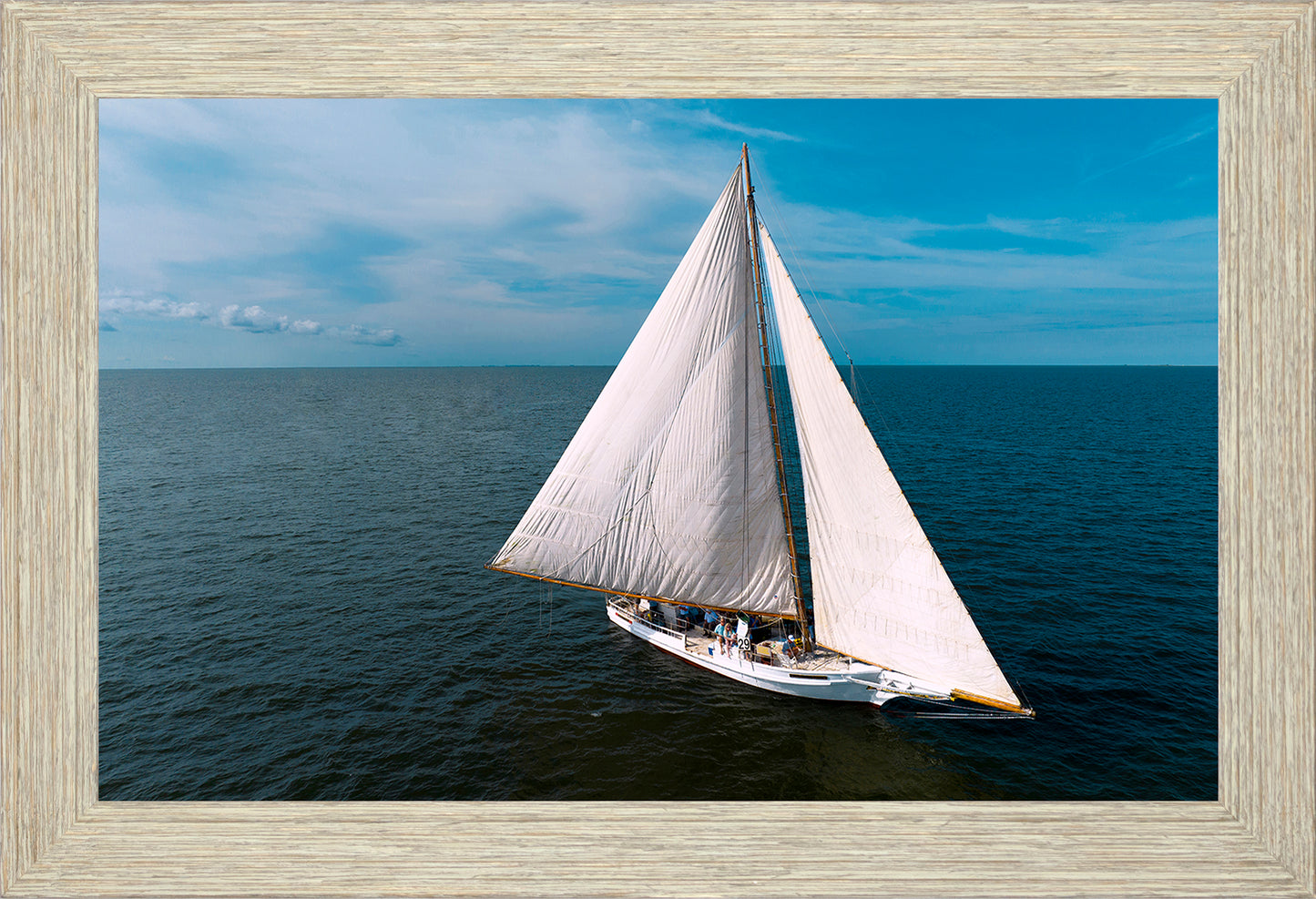 2022 Deal Island Skipjack Races - The Rebecca T Ruarks Good Side -- Digital Print