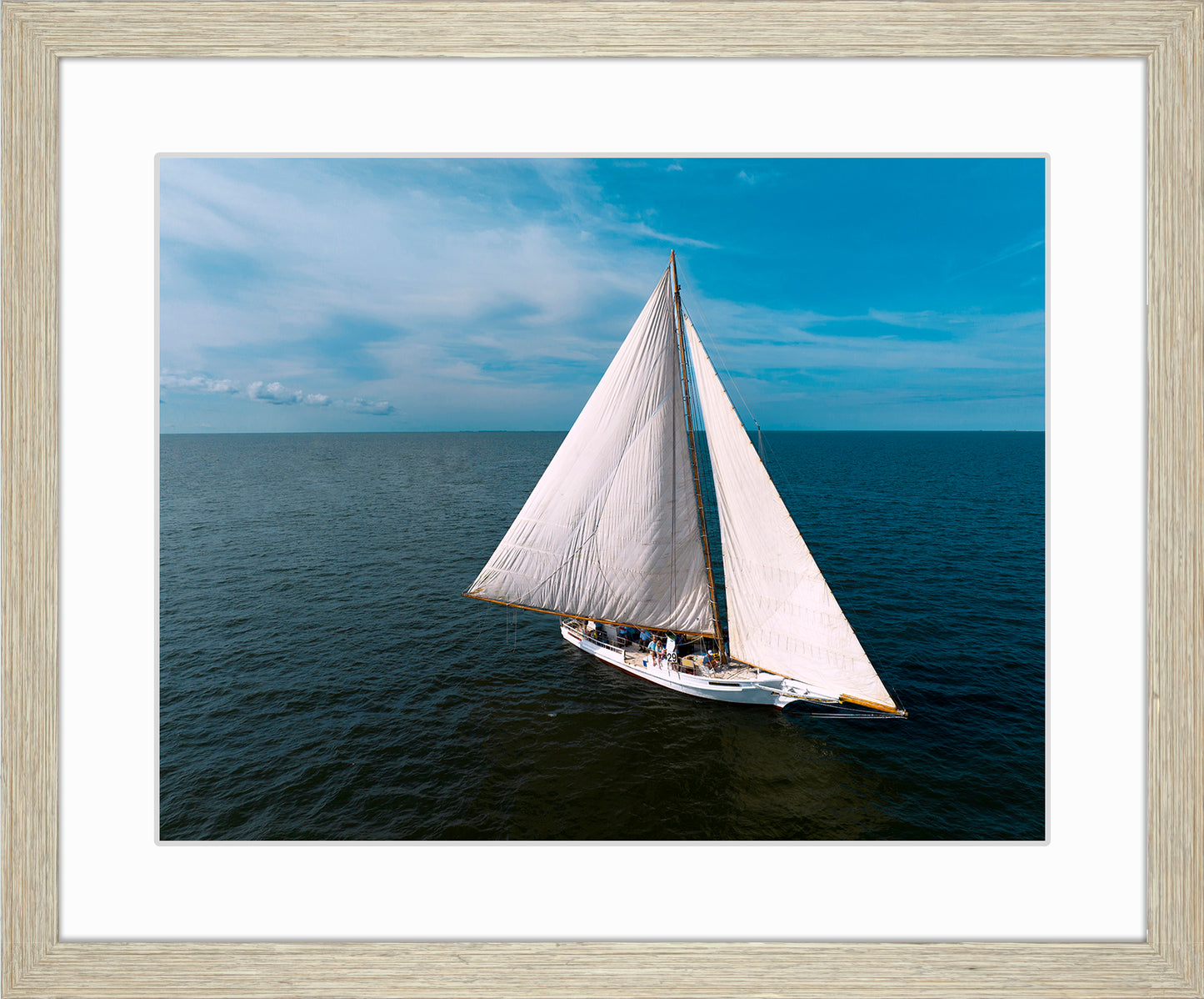 2022 Deal Island Skipjack Races - The Rebecca T Ruarks Good Side -- Digital Print
