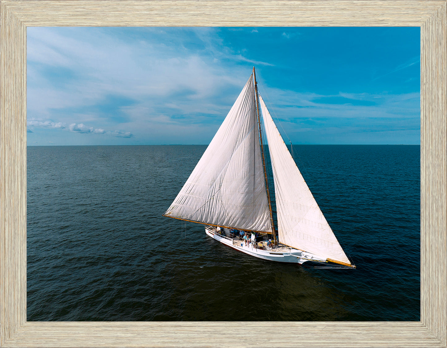 2022 Deal Island Skipjack Races - The Rebecca T Ruarks Good Side -- Digital Print