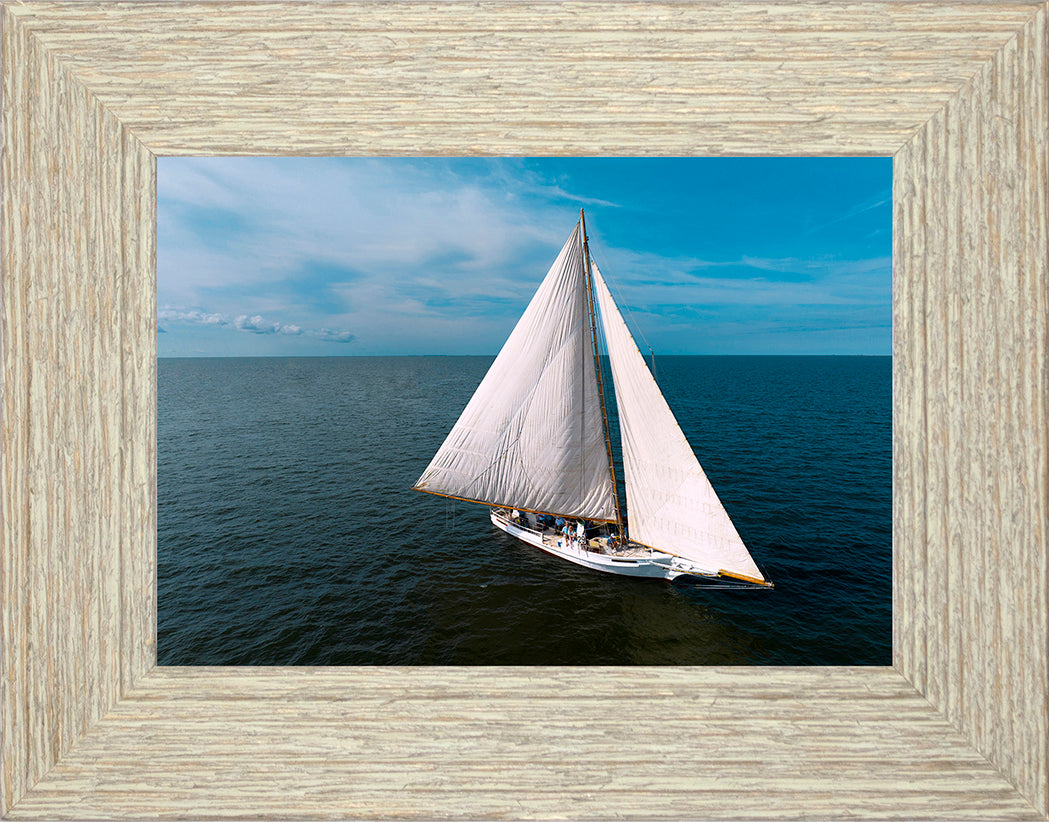 2022 Deal Island Skipjack Races - The Rebecca T Ruarks Good Side -- Digital Print