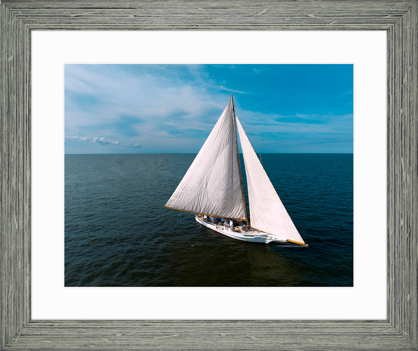 2022 Deal Island Skipjack Races - The Rebecca T Ruarks Good Side -- Digital Print