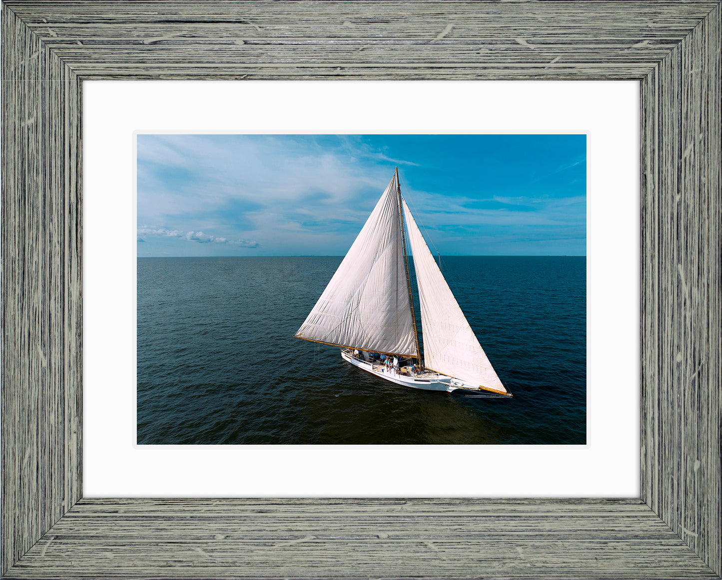 2022 Deal Island Skipjack Races - The Rebecca T Ruarks Good Side -- Digital Print