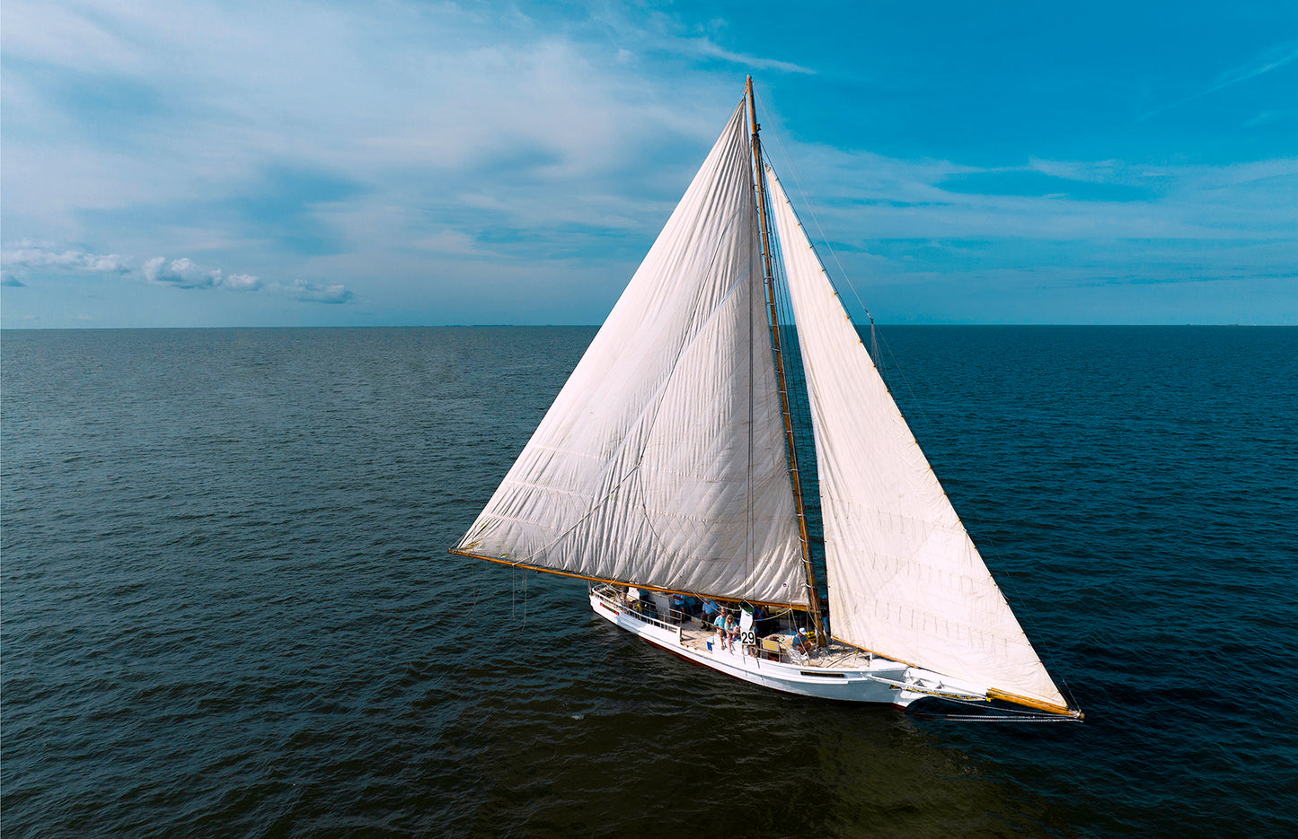 2022 Deal Island Skipjack Races - The Rebecca T Ruarks Good Side -- Digital Print