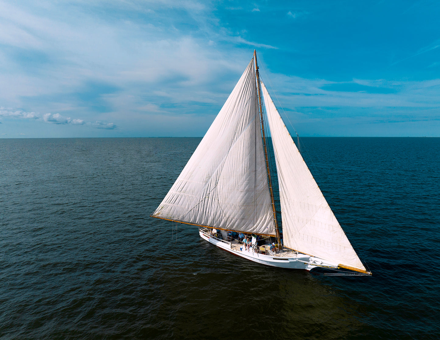 2022 Deal Island Skipjack Races - The Rebecca T Ruarks Good Side -- Digital Print