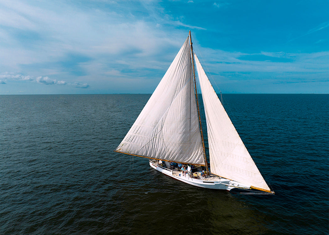 2022 Deal Island Skipjack Races - The Rebecca T Ruarks Good Side -- Digital Print