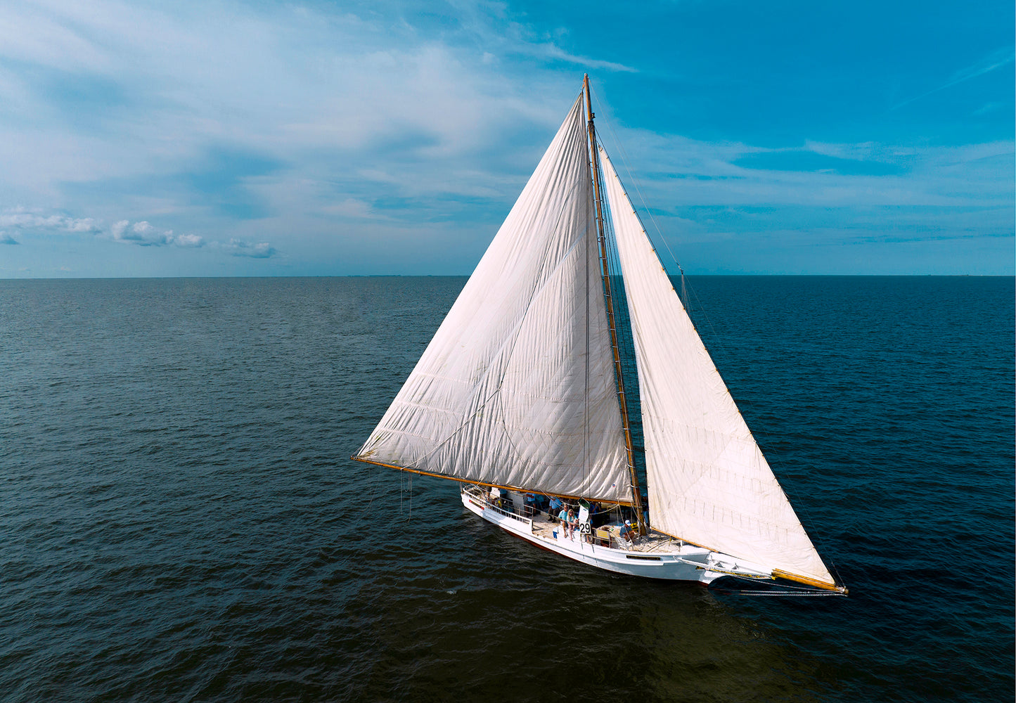 2022 Deal Island Skipjack Races - The Rebecca T Ruarks Good Side -- Digital Print