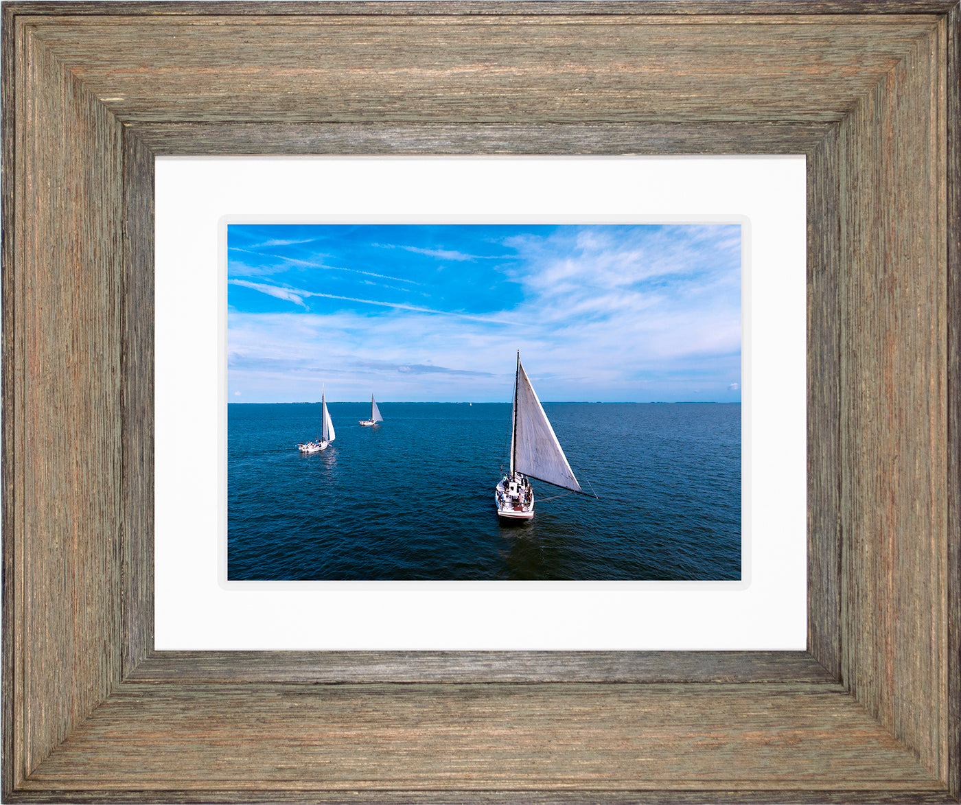 2022 Deal Island Skipjack Races - Three Down Wind -- Digital Print