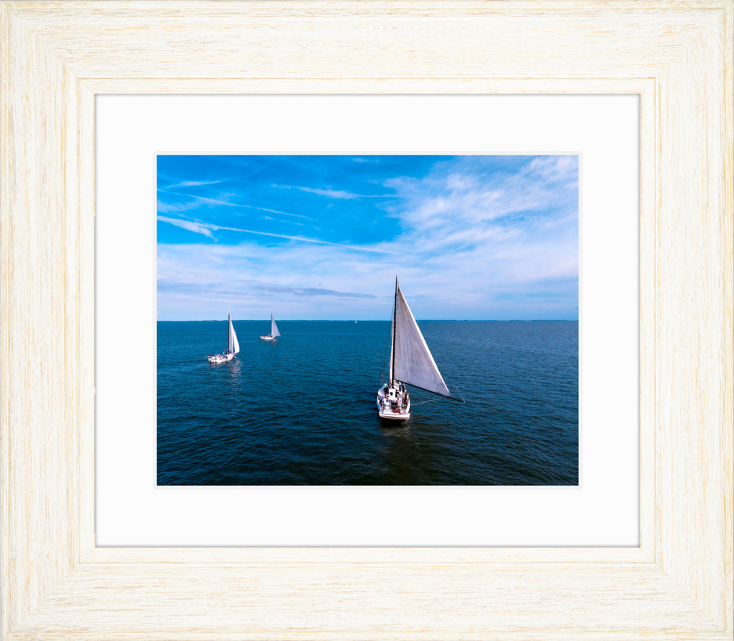 2022 Deal Island Skipjack Races - Three Down Wind -- Digital Print