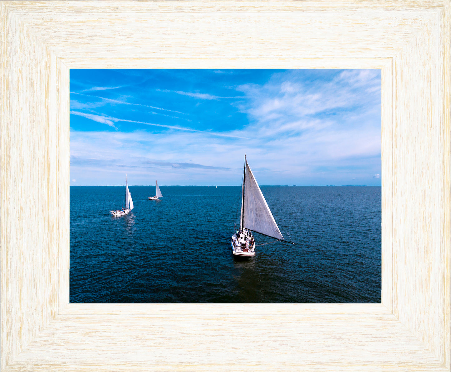 2022 Deal Island Skipjack Races - Three Down Wind -- Digital Print