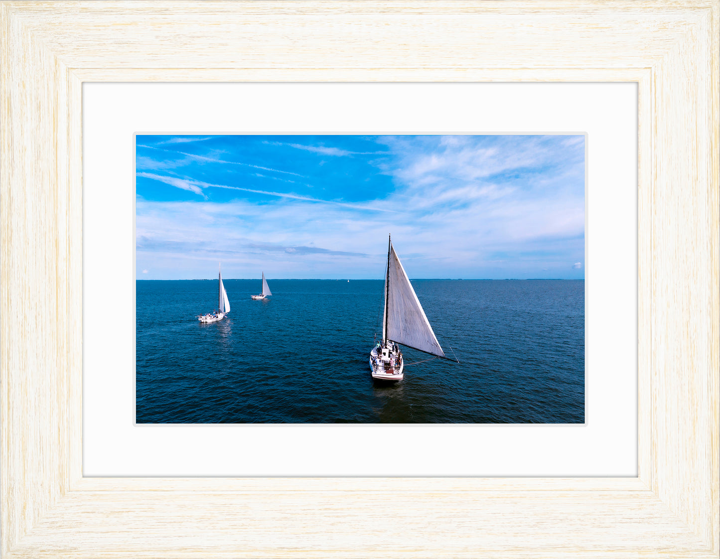 2022 Deal Island Skipjack Races - Three Down Wind -- Digital Print