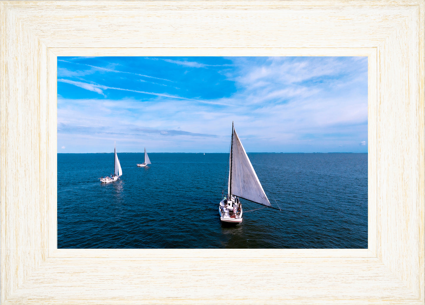 2022 Deal Island Skipjack Races - Three Down Wind -- Digital Print