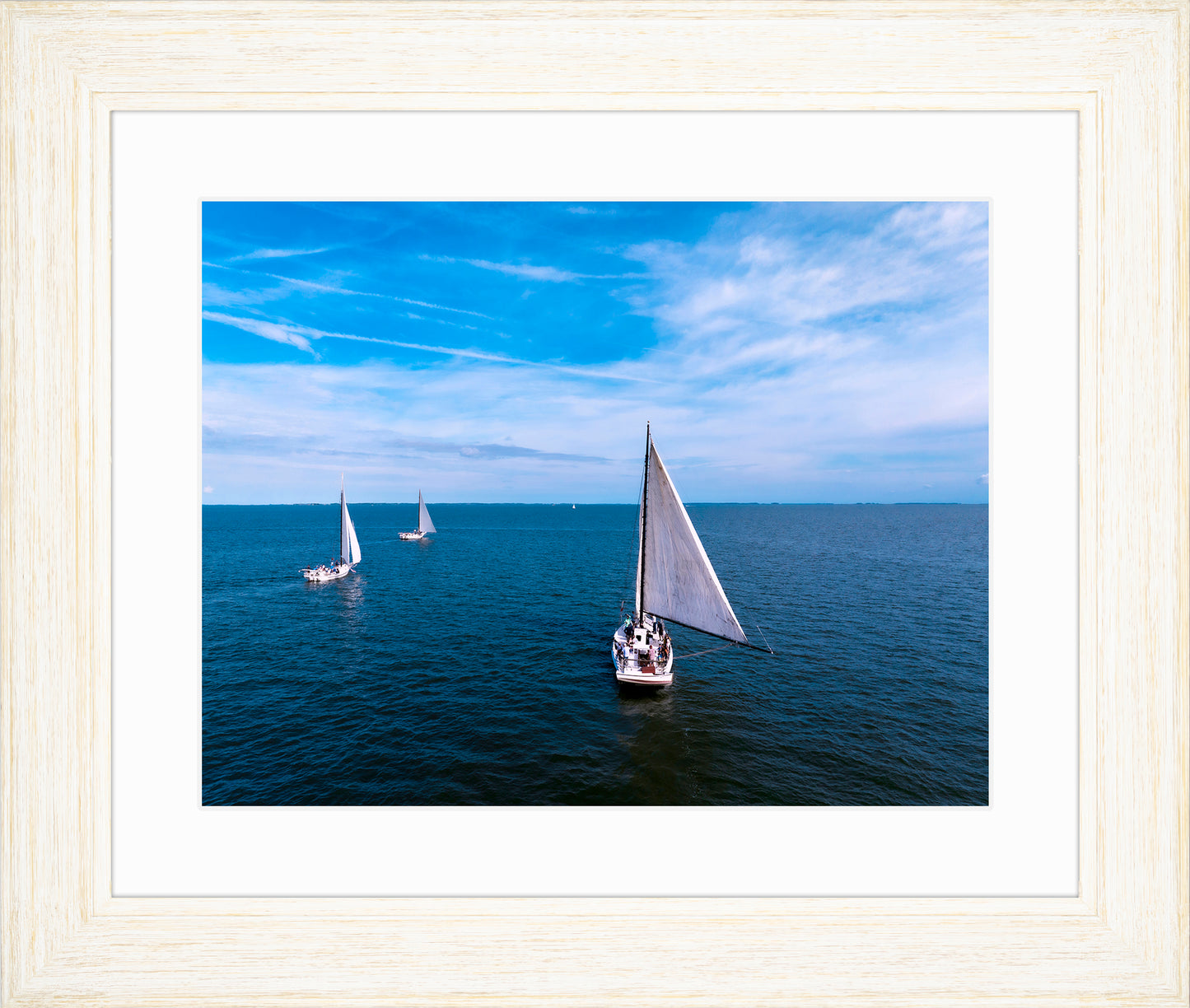 2022 Deal Island Skipjack Races - Three Down Wind -- Digital Print