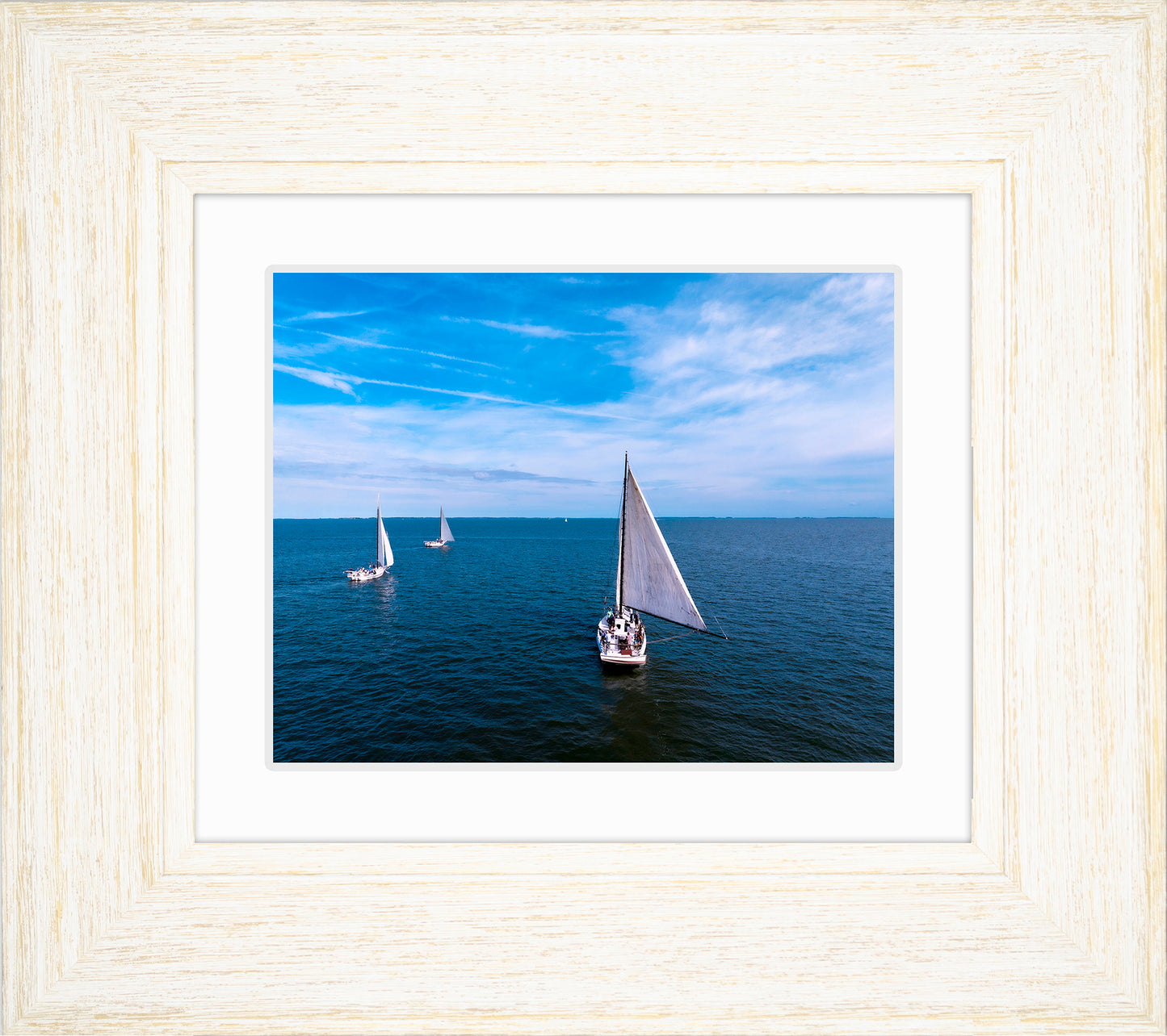 2022 Deal Island Skipjack Races - Three Down Wind -- Digital Print