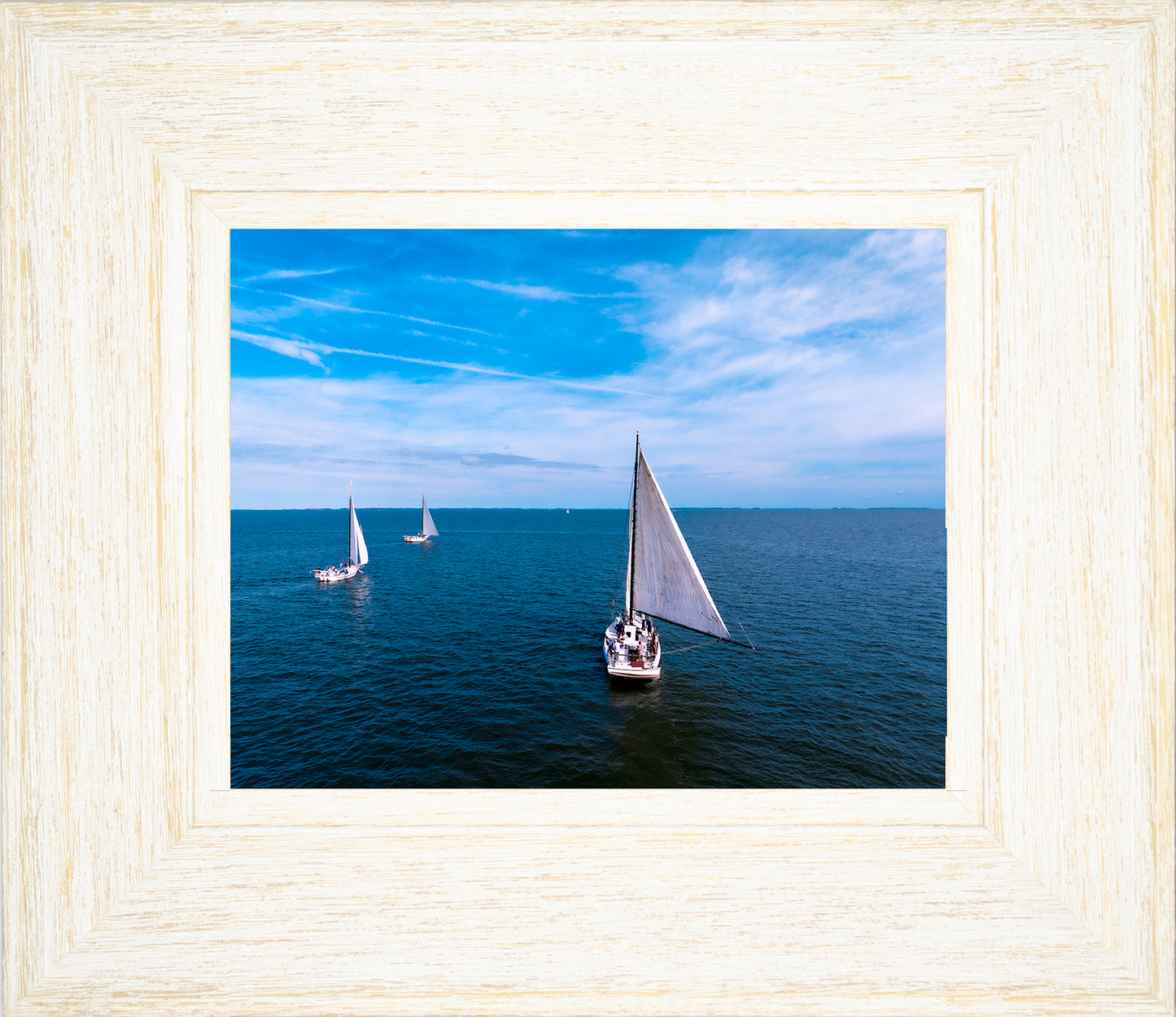 2022 Deal Island Skipjack Races - Three Down Wind -- Digital Print