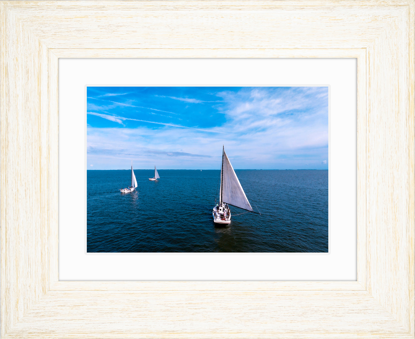 2022 Deal Island Skipjack Races - Three Down Wind -- Digital Print