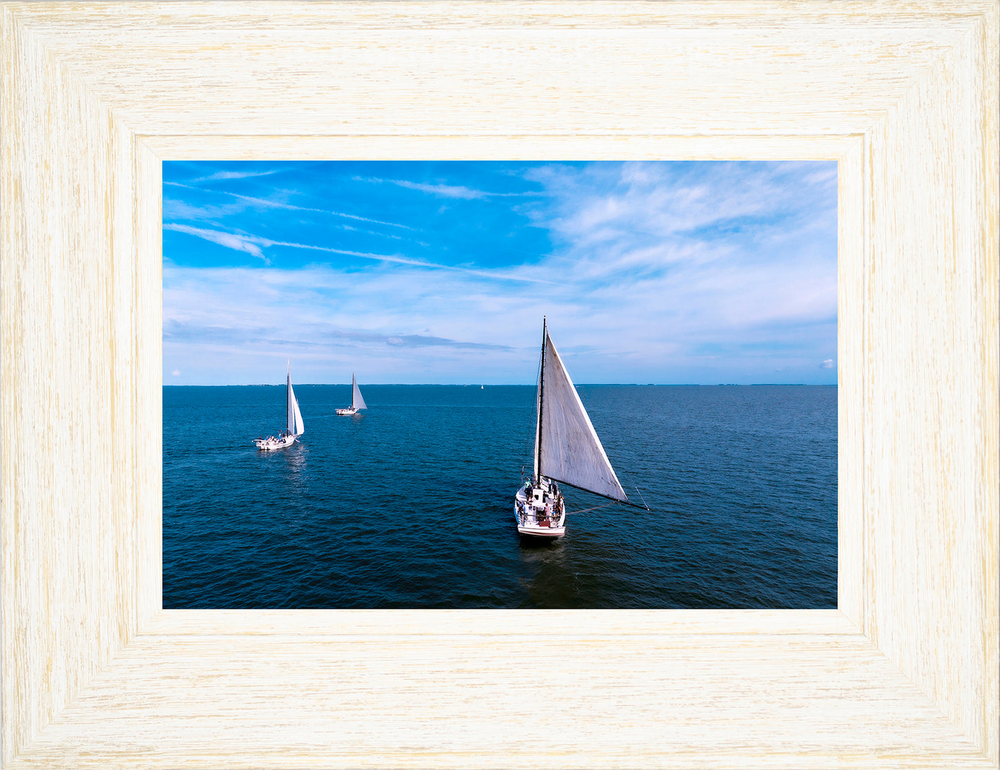 2022 Deal Island Skipjack Races - Three Down Wind -- Digital Print