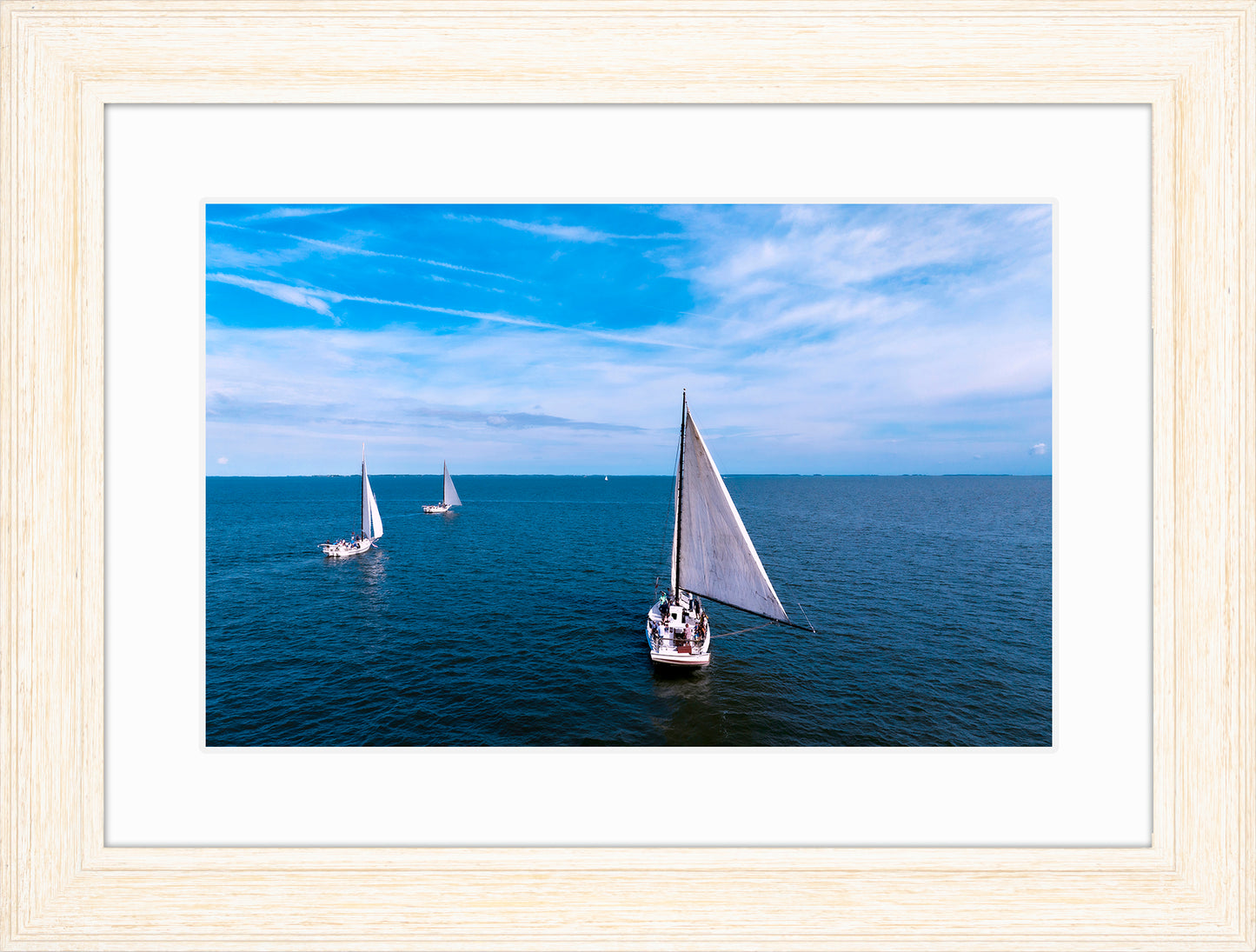 2022 Deal Island Skipjack Races - Three Down Wind -- Digital Print
