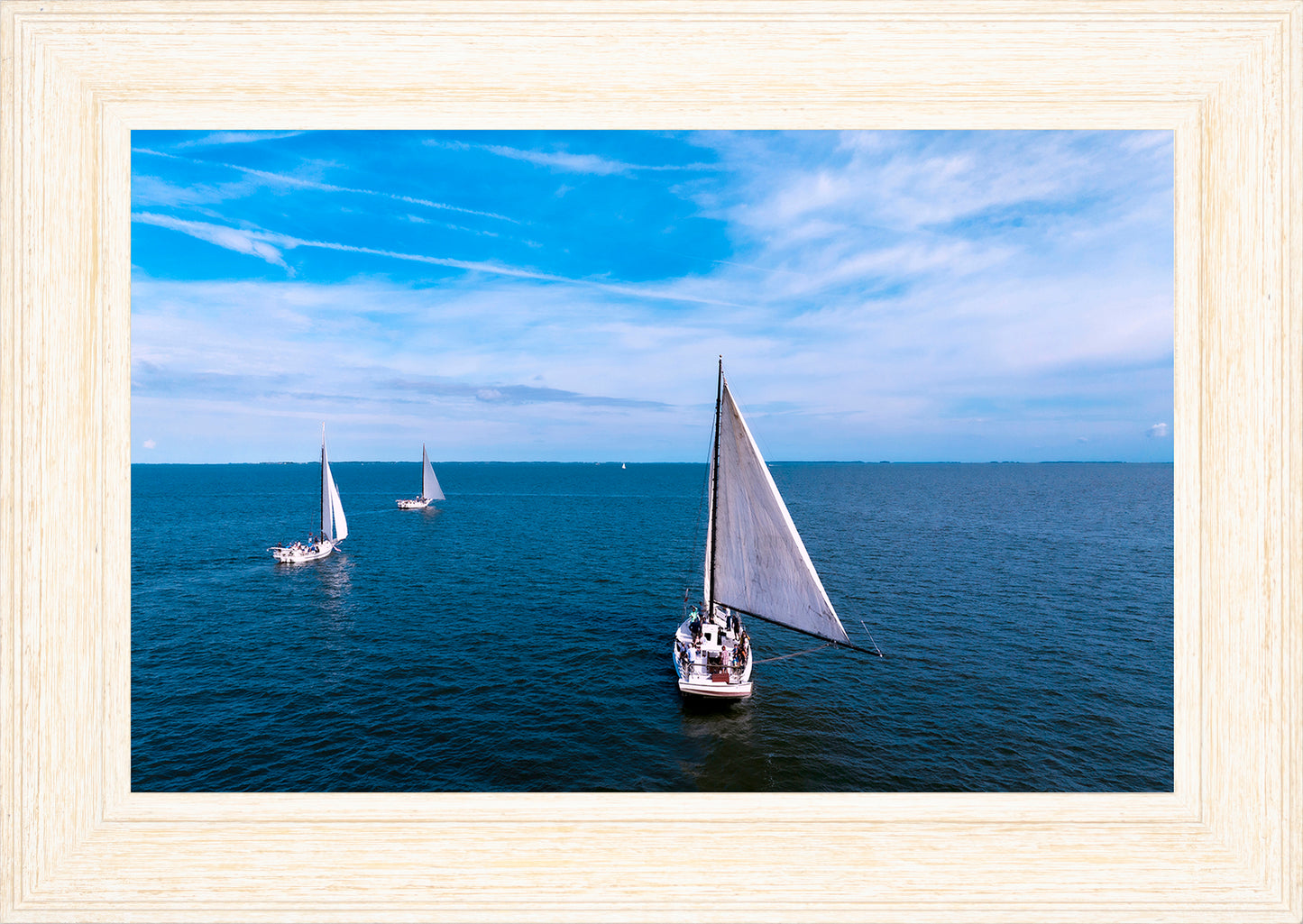 2022 Deal Island Skipjack Races - Three Down Wind -- Digital Print