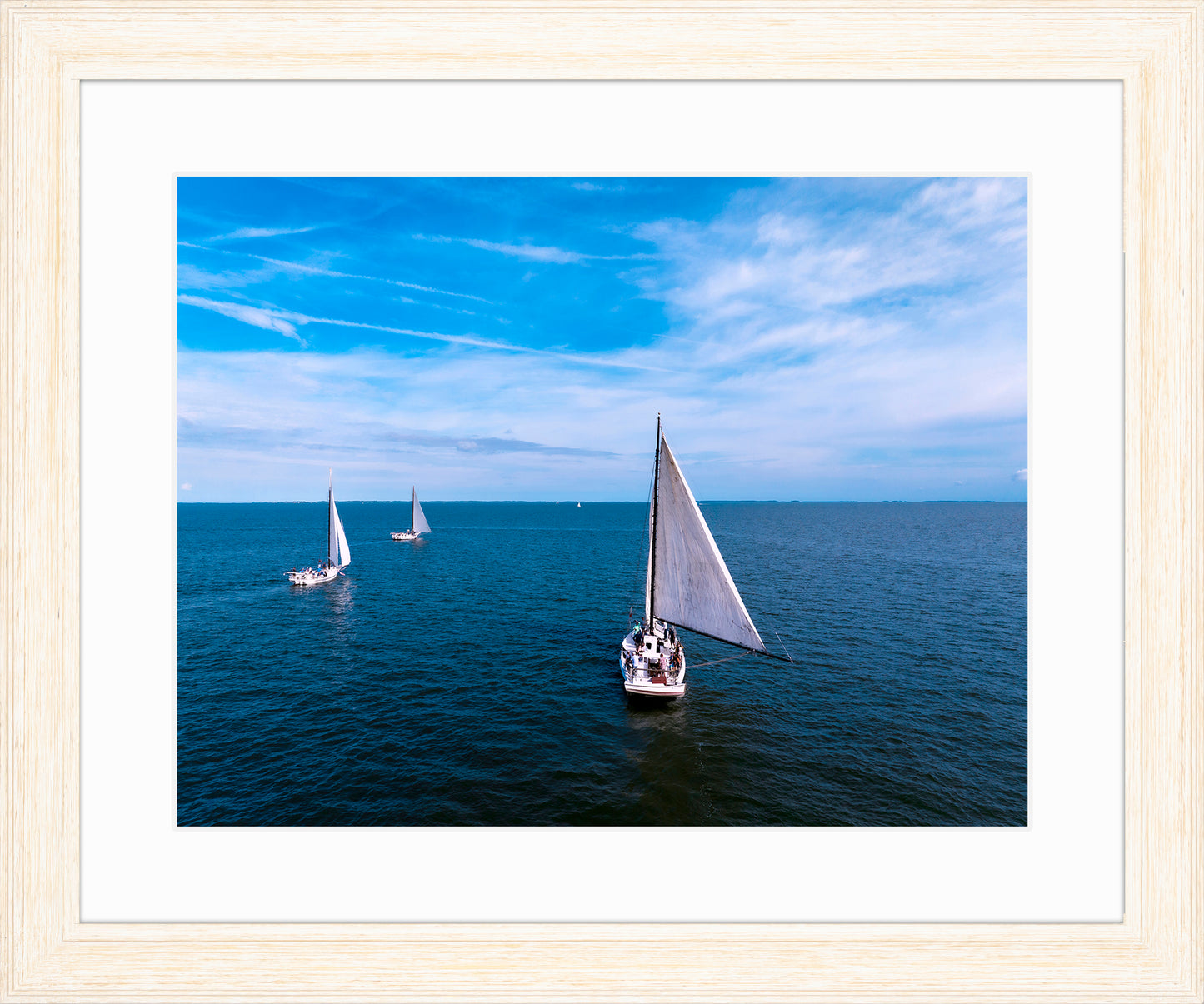 2022 Deal Island Skipjack Races - Three Down Wind -- Digital Print