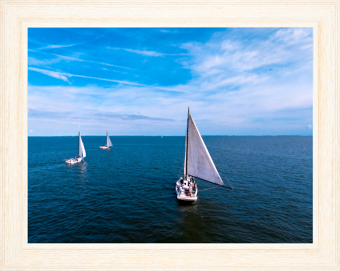 2022 Deal Island Skipjack Races - Three Down Wind -- Digital Print