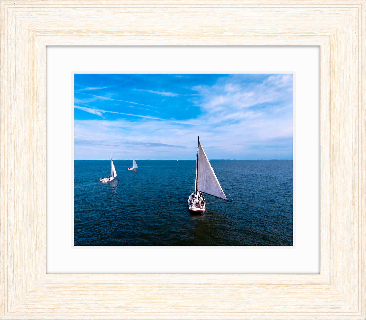 2022 Deal Island Skipjack Races - Three Down Wind -- Digital Print