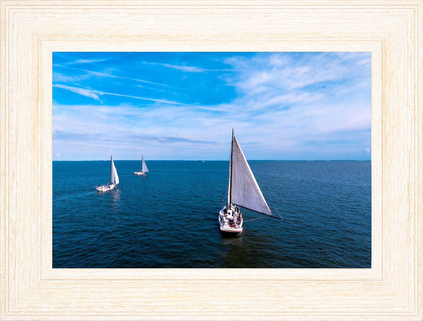 2022 Deal Island Skipjack Races - Three Down Wind -- Digital Print