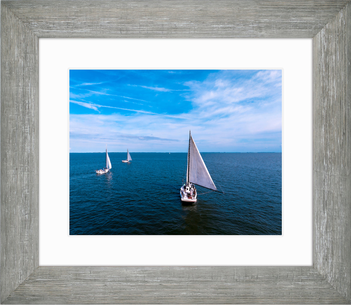 2022 Deal Island Skipjack Races - Three Down Wind -- Digital Print