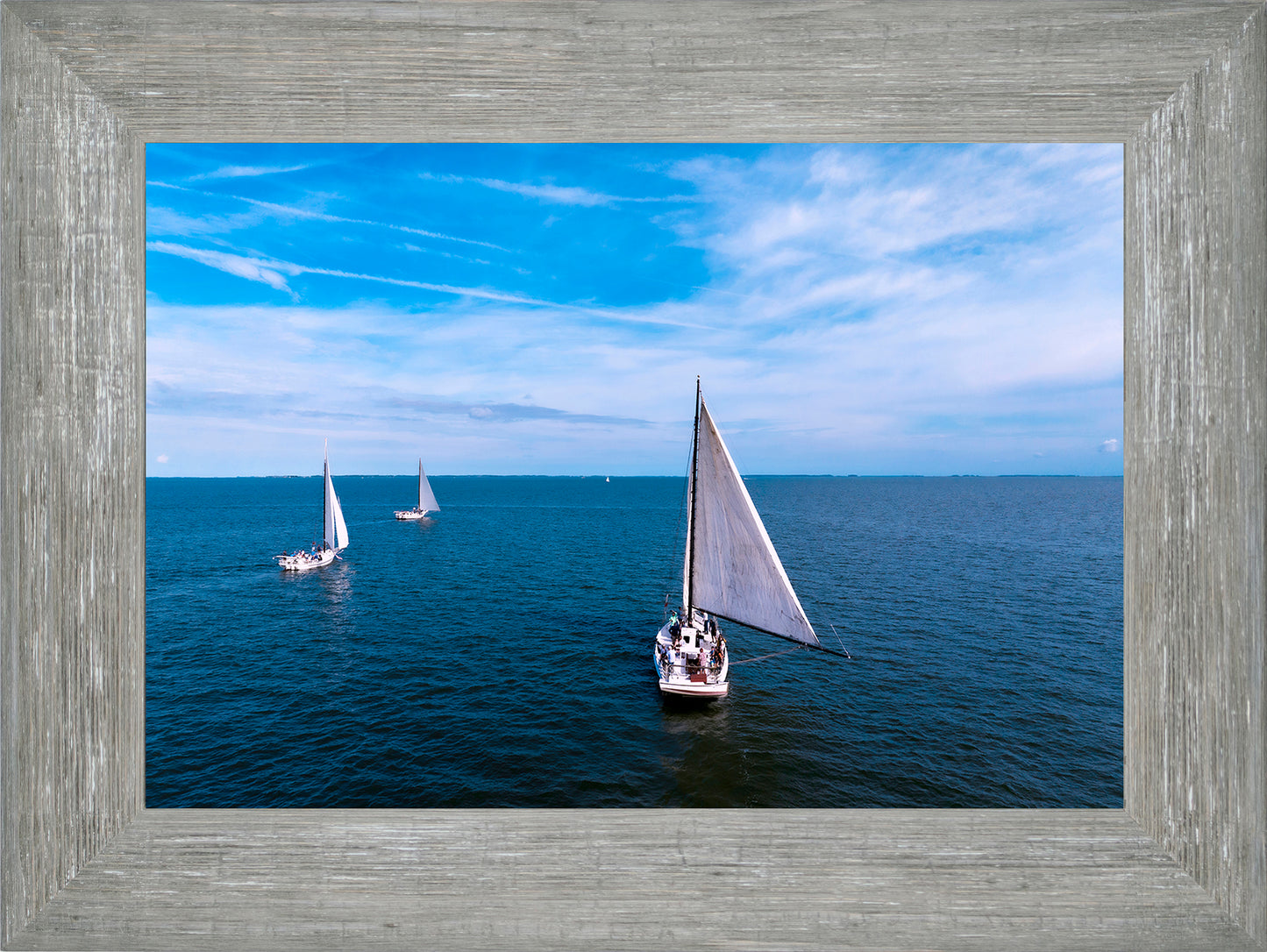 2022 Deal Island Skipjack Races - Three Down Wind -- Digital Print