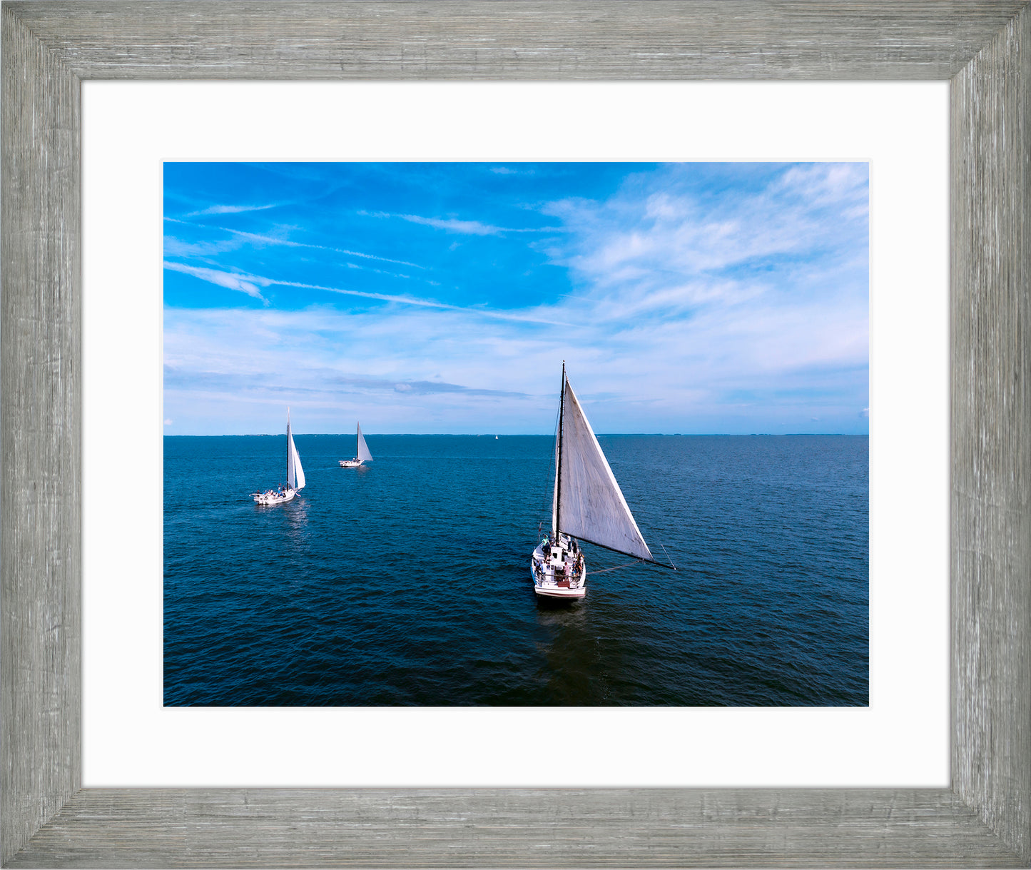 2022 Deal Island Skipjack Races - Three Down Wind -- Digital Print
