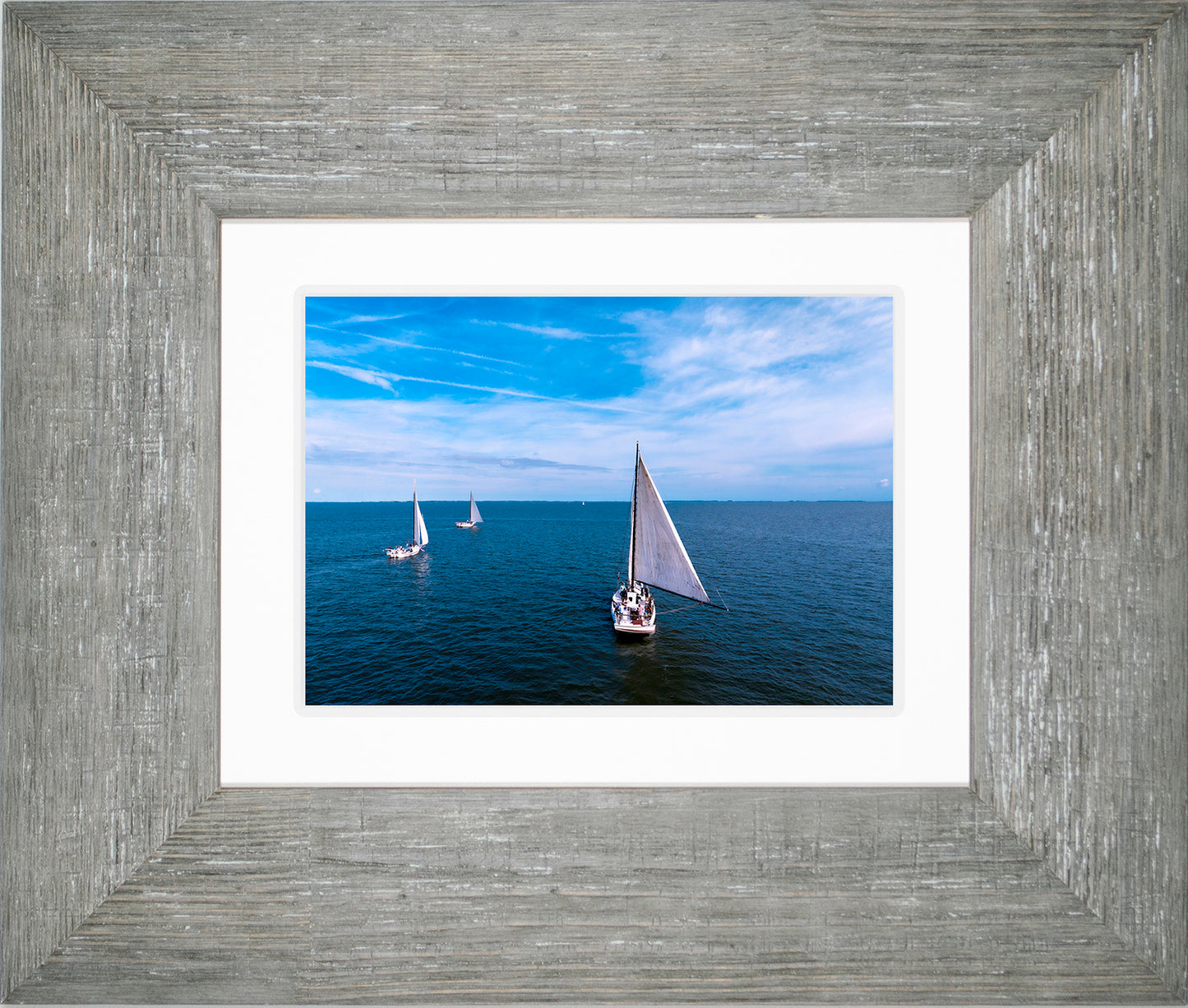 2022 Deal Island Skipjack Races - Three Down Wind -- Digital Print