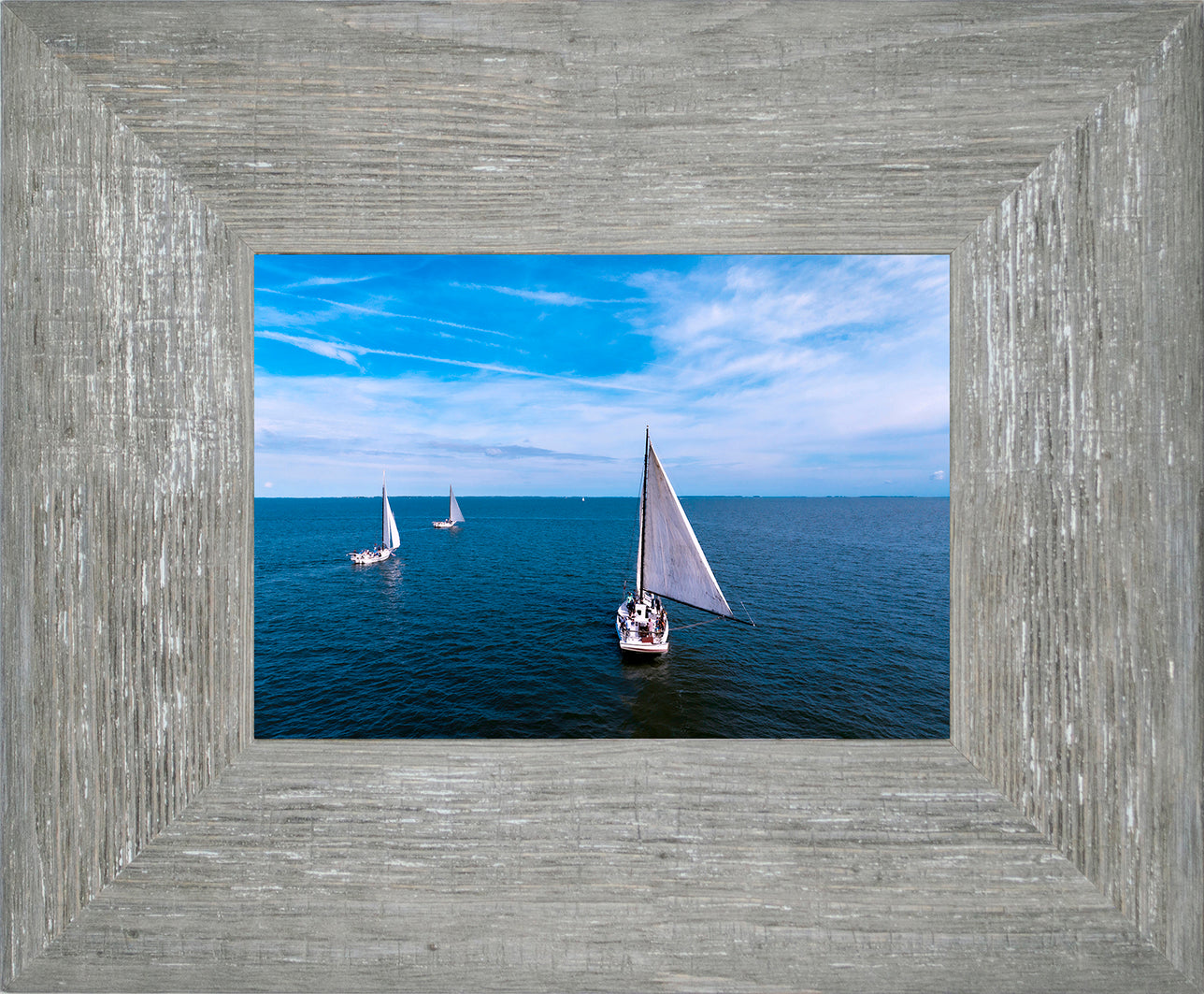 2022 Deal Island Skipjack Races - Three Down Wind -- Digital Print