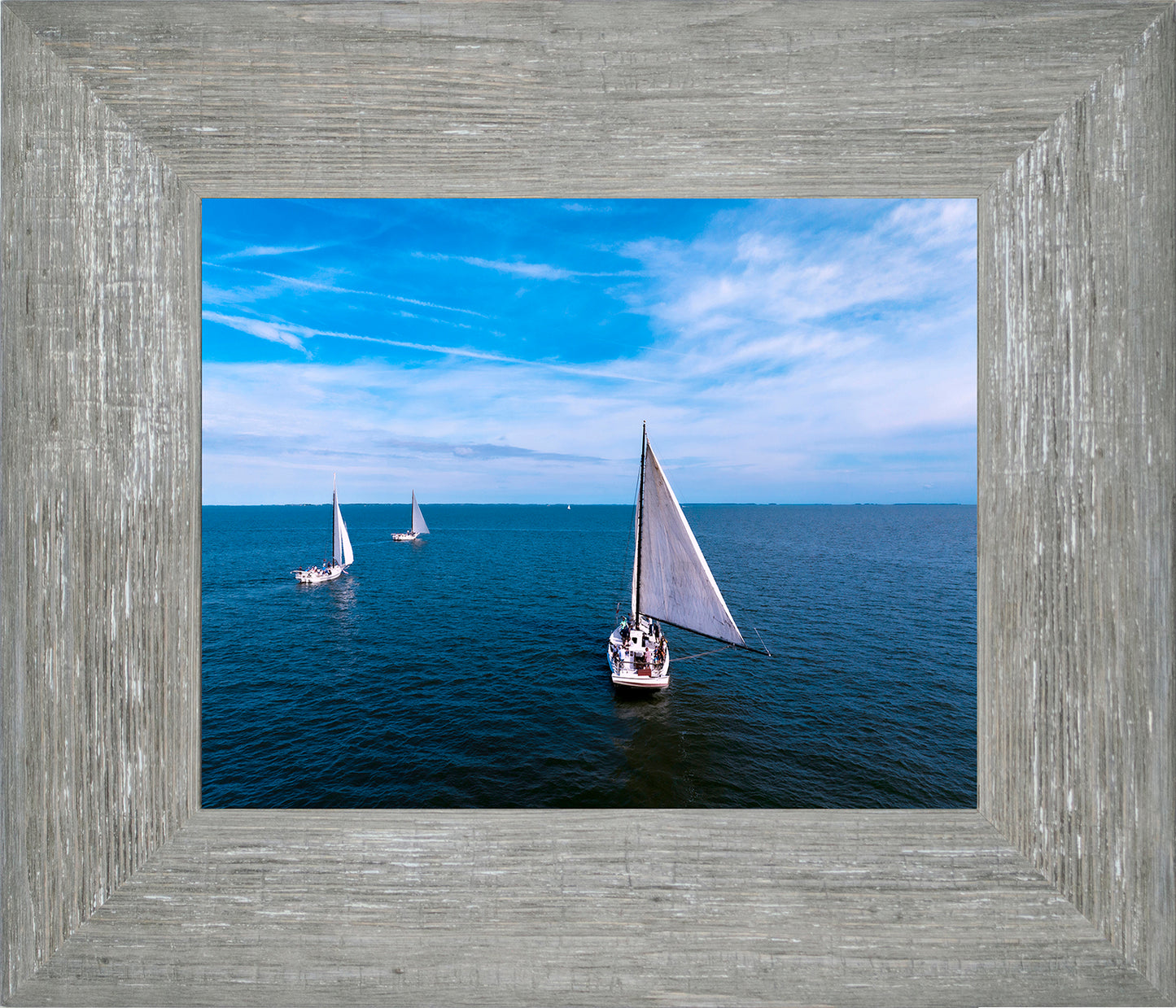 2022 Deal Island Skipjack Races - Three Down Wind -- Digital Print
