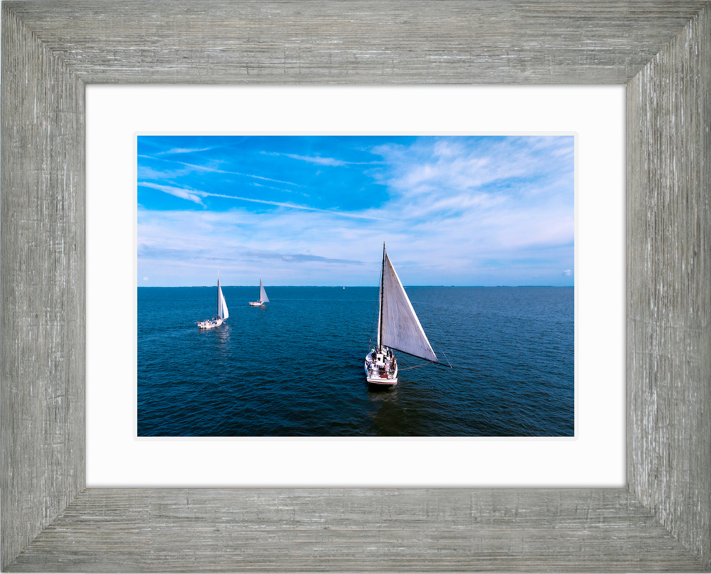 2022 Deal Island Skipjack Races - Three Down Wind -- Digital Print