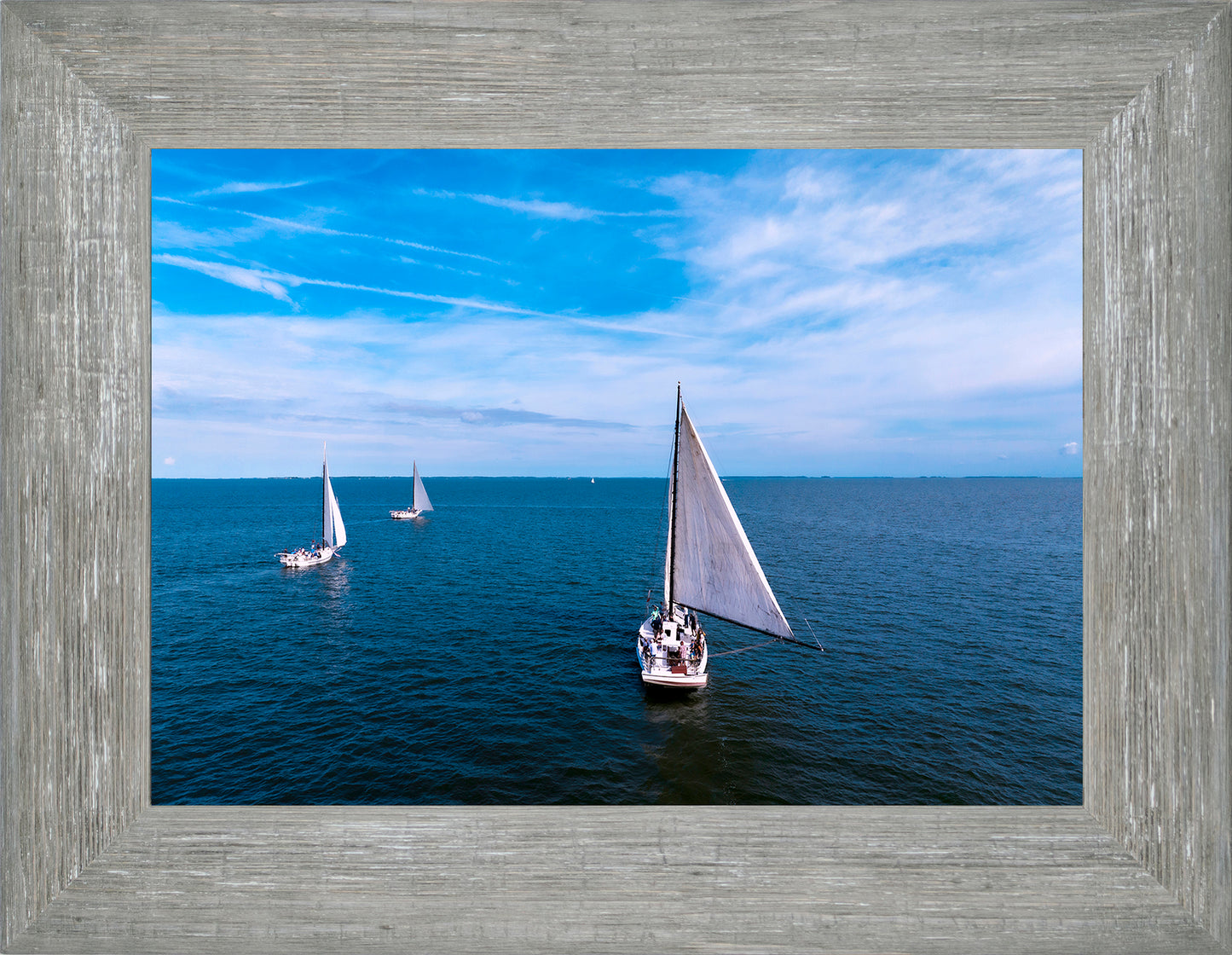 2022 Deal Island Skipjack Races - Three Down Wind -- Digital Print