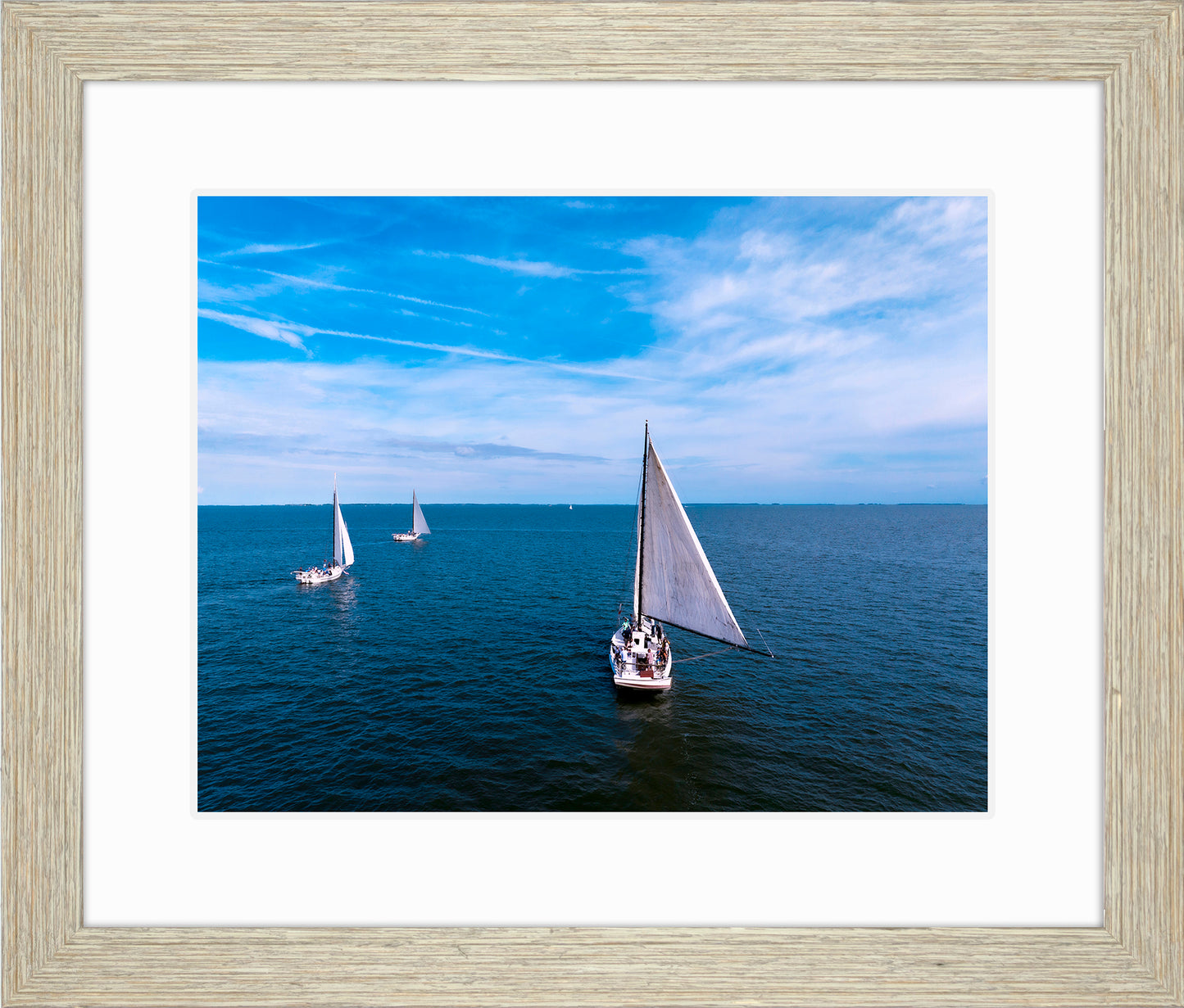 2022 Deal Island Skipjack Races - Three Down Wind -- Digital Print