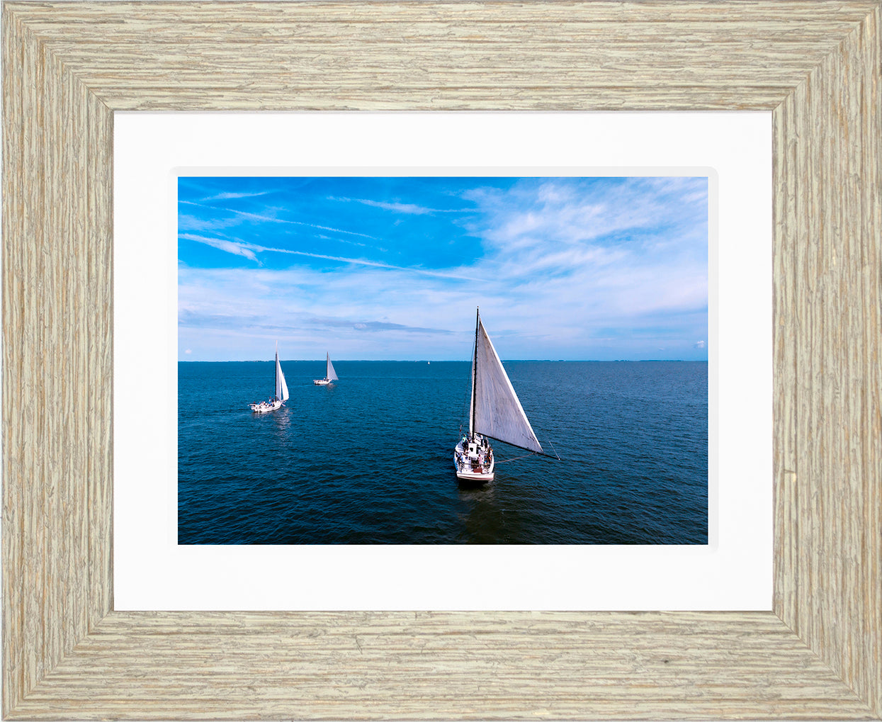 2022 Deal Island Skipjack Races - Three Down Wind -- Digital Print