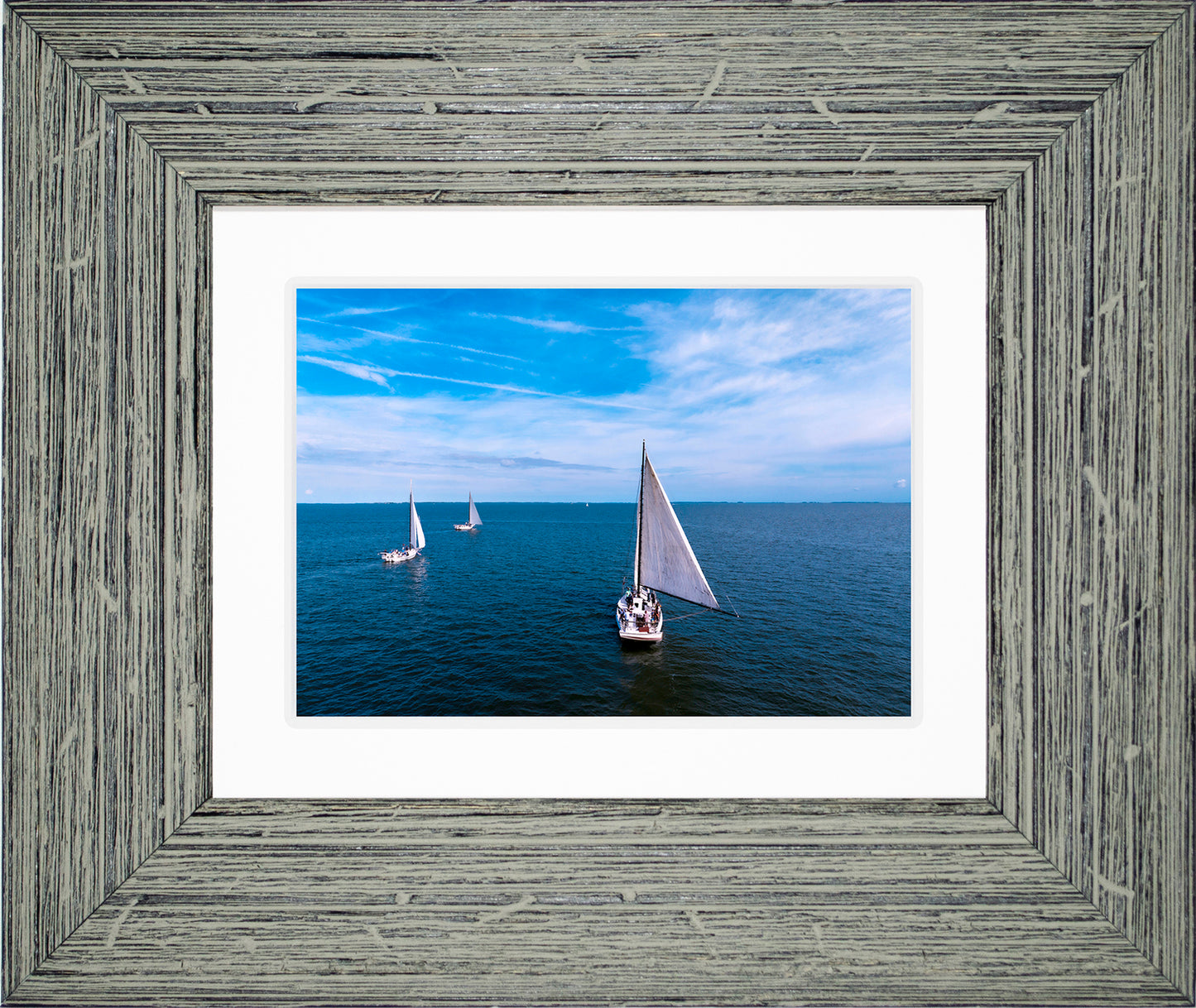 2022 Deal Island Skipjack Races - Three Down Wind -- Digital Print
