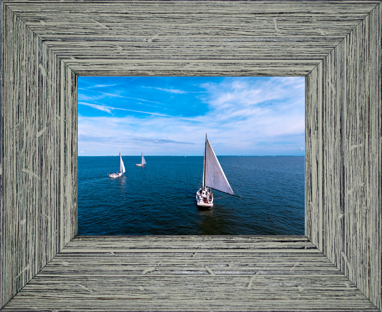 2022 Deal Island Skipjack Races - Three Down Wind -- Digital Print