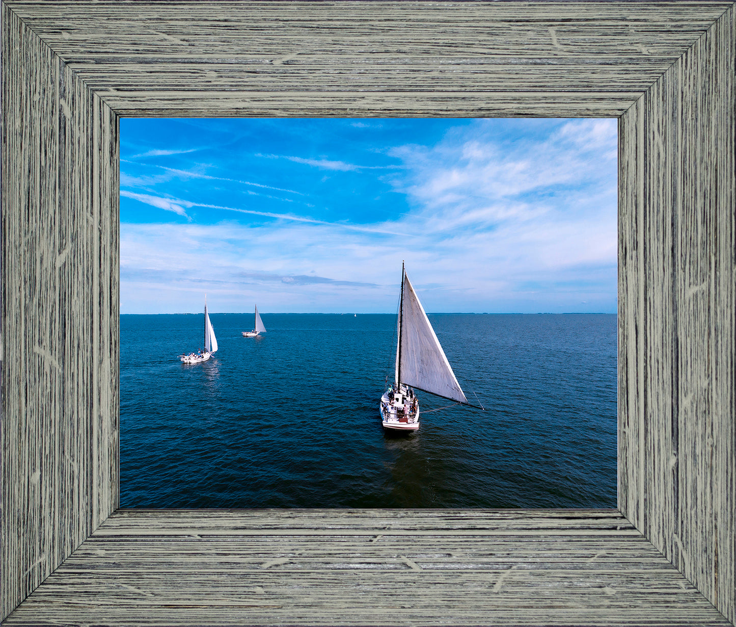 2022 Deal Island Skipjack Races - Three Down Wind -- Digital Print