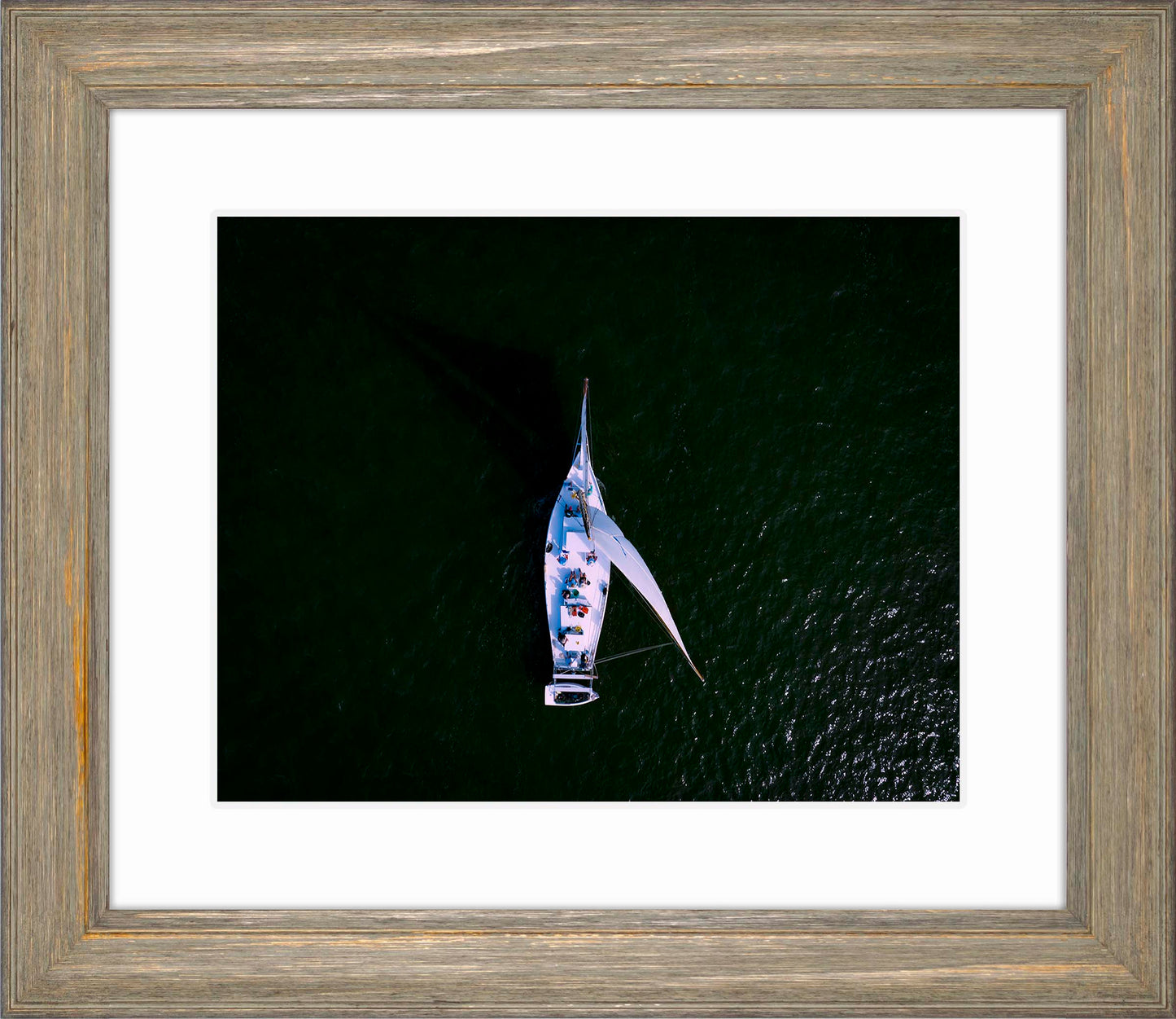 2022 Deal Island Skipjack Races - Top Down Skipjack -- Digital Print