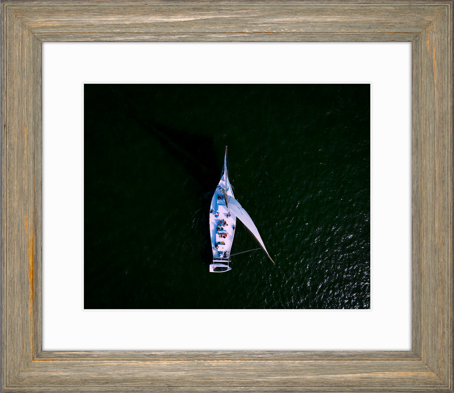 2022 Deal Island Skipjack Races - Top Down Skipjack -- Digital Print