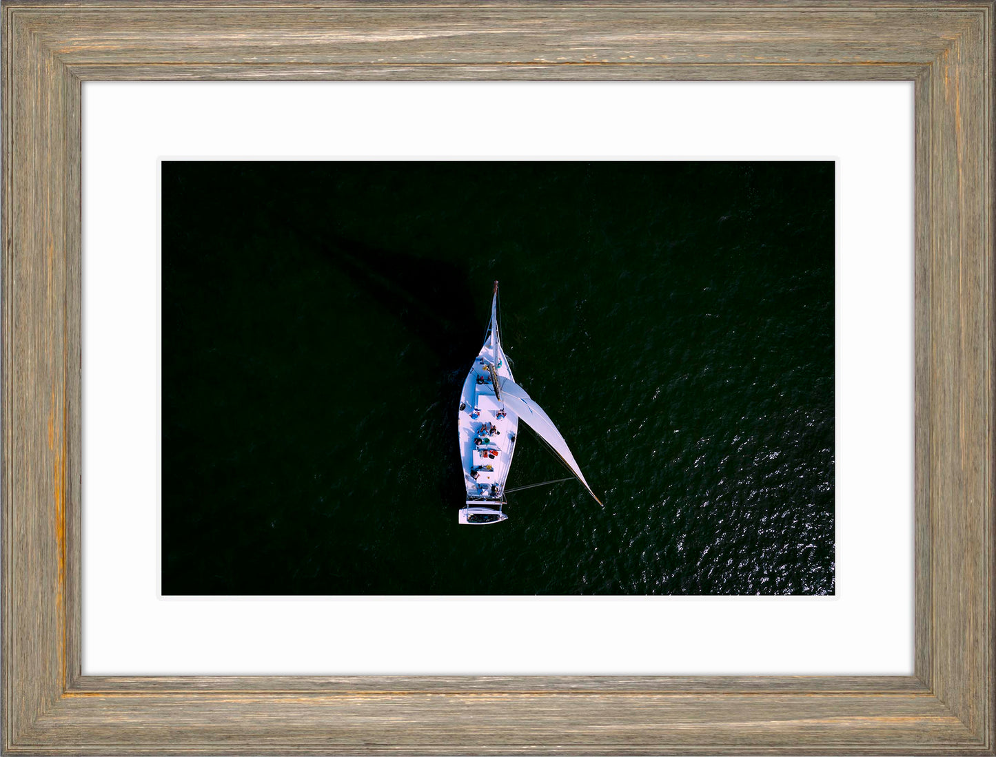 2022 Deal Island Skipjack Races - Top Down Skipjack -- Digital Print