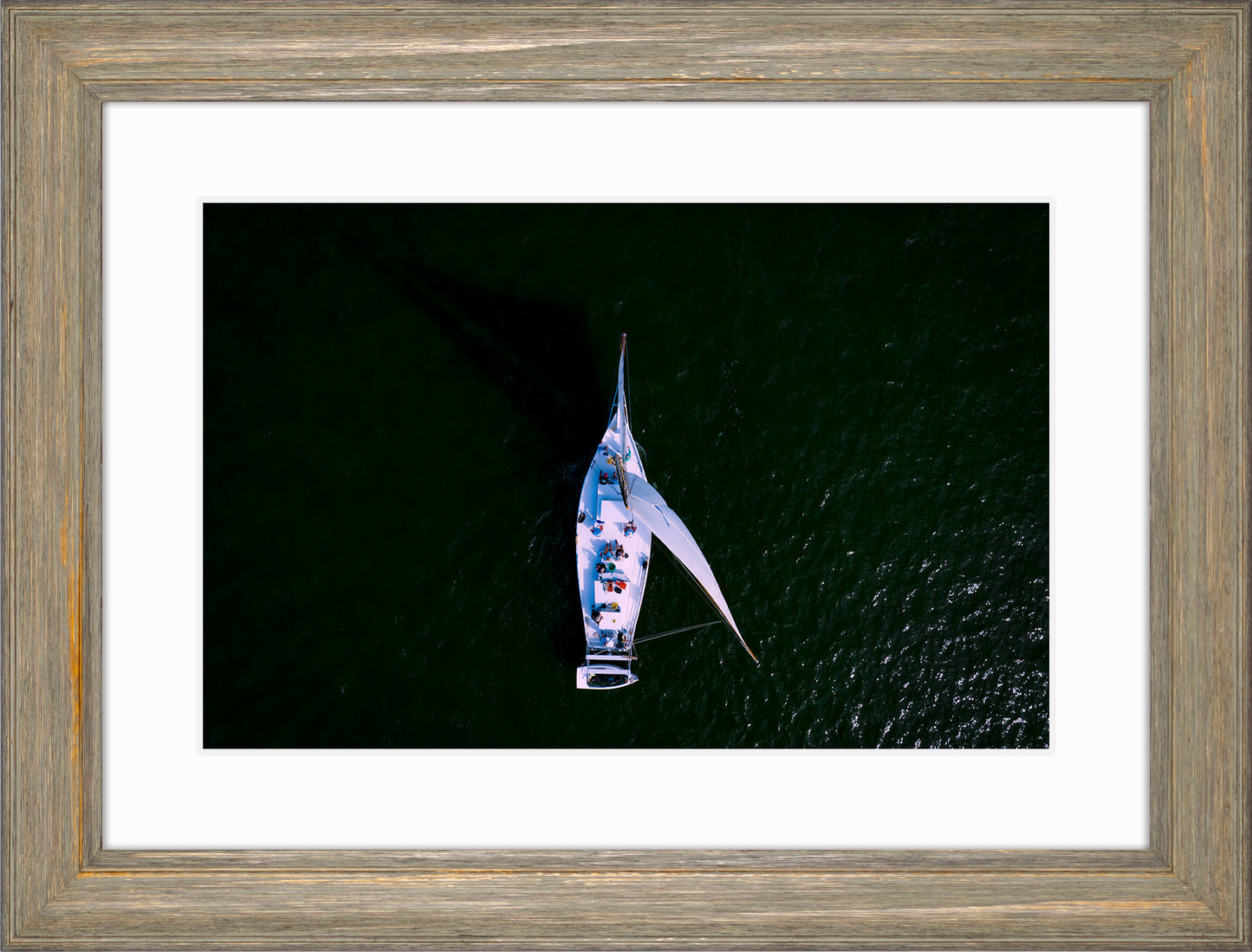 2022 Deal Island Skipjack Races - Top Down Skipjack -- Digital Print