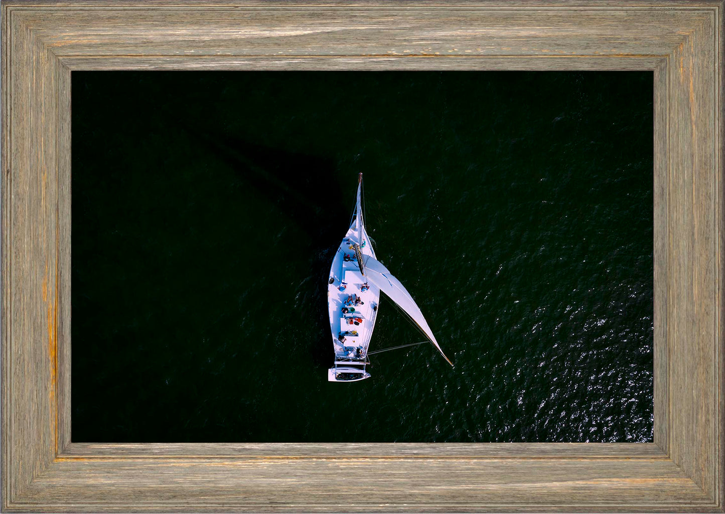 2022 Deal Island Skipjack Races - Top Down Skipjack -- Digital Print