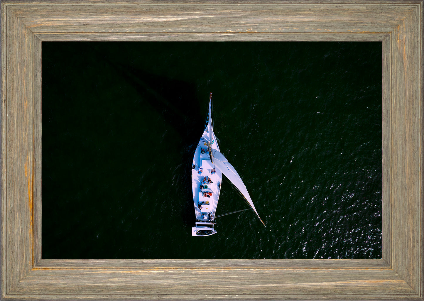 2022 Deal Island Skipjack Races - Top Down Skipjack -- Digital Print