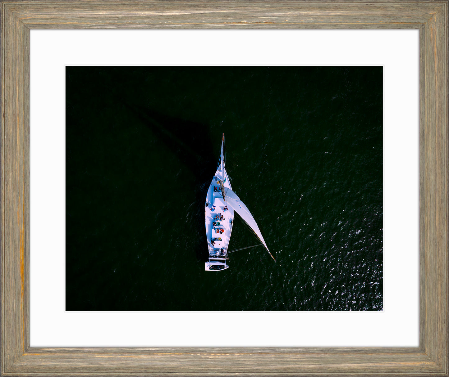 2022 Deal Island Skipjack Races - Top Down Skipjack -- Digital Print